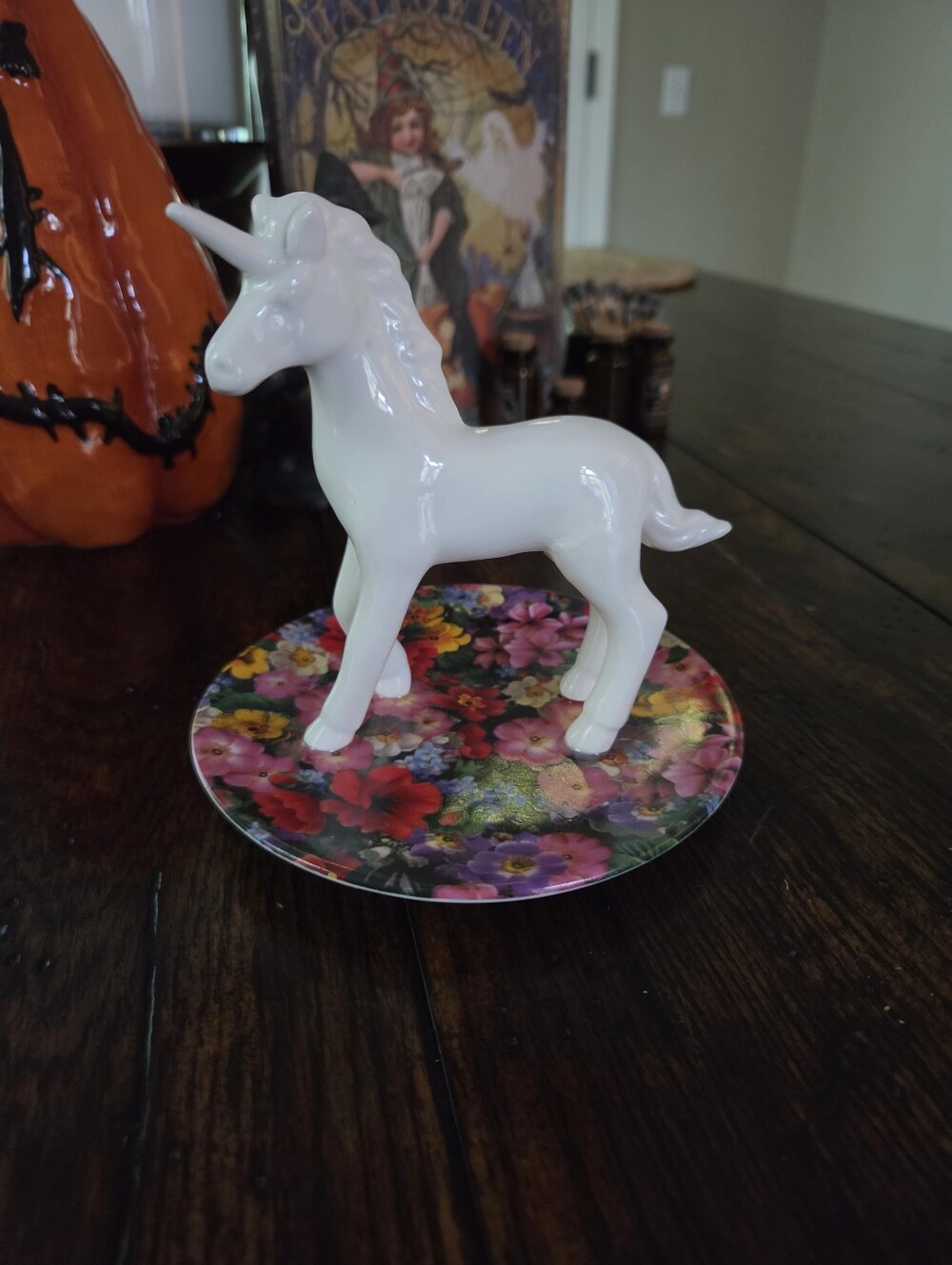 STREAMLINE NWOT White Unicorn Jewelry Holder Ring Dish - Decorative Home Art